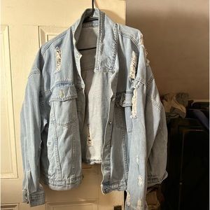 SHEIN distressed jacket size 20 or 4x